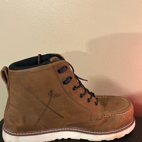 Brunt Marin - Waterproof Comp Toe Wedge Work Boot - Slip Size 10.5 - Picture 4 of 8